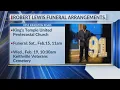 Funeral arrangements set for Robert Lewis