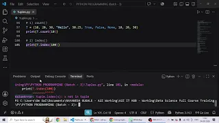 Tuples in Python Part - 2