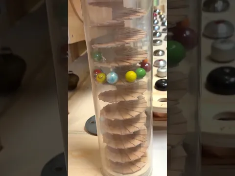 Spiral Marble Run ASMR  #marblerun  #asmr  #marble