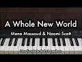A Whole New World - Mena Massoud & Naomi Scott | Piano Karaoke by Andre Panggabean