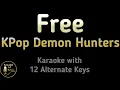 Download Lagu KPop Demon Hunters RUMI JINU - Free Karaoke Instrumental Lower Higher Male Female \u0026 Original Key
