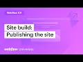 Publish your site with a custom domain Webflow 101 Part 10 of 10