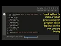 Python Ticket Price Calculator