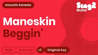 Download Beggin' - Måneskin, Frankie Valli \u0026 the Four Seasons (Acoustic Karaoke) MP3