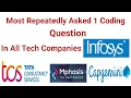 Most Important Coding Questions For Tcs Infosys Capgemini Implementation Of Stack Using Array