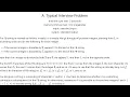 typical Interview problem solution codeforces