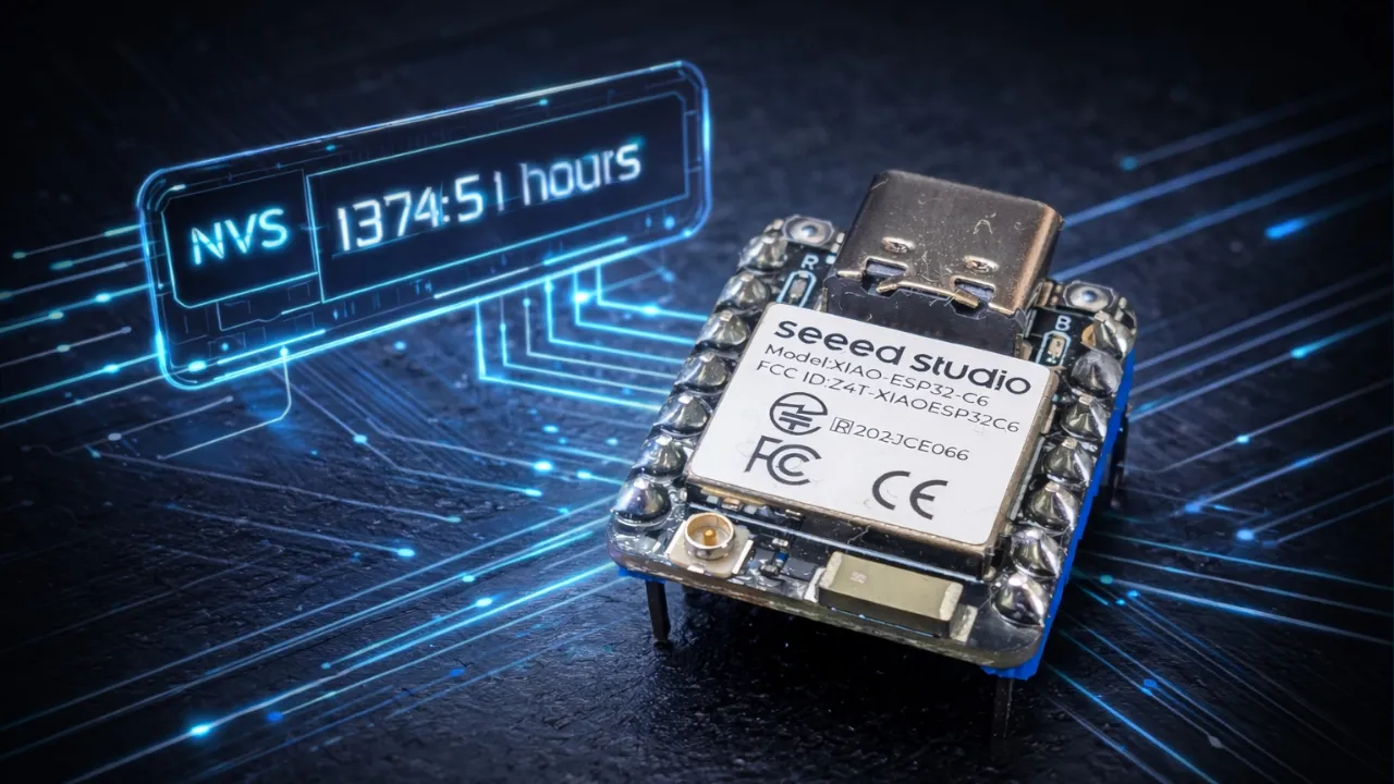 ESP32 NVS – Überlebt ein stündlich gespeicherter Betriebsstundenzähler 10 Jahre ohne Flash-Tod?