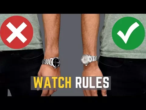 Download MP3 5 Watch Rules ALL MEN Should Follow | STOP Wearing Your Watches WRONG!