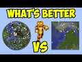 Minecraft 26 2 XAERO S MINIMAP MOD - FAIR Play vs Normal Spotlight EASY