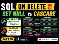 SQL ON DELETE Explained SET NULL CASCADE in SQL