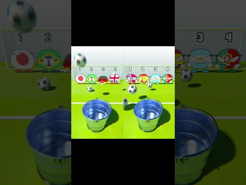 Who Win?⚽ COMPILATION #shorts #countryballs #countrygirl