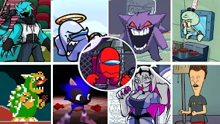 FNF Meltdown But Different Characters Sing It Everyone Sings Meltdown 