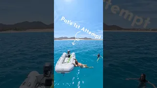Pat’s Turn at the Dinghy Back Flip! 🤸🏼‍♂️ SUCCESS??