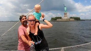 BUCKET LIST!  🍎 NYC by Sailboat – Sailing Vessel Delos Ep. 292