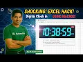 How to Create Digital Clock in Excel How to Create Running Clock in Excel Using VBA