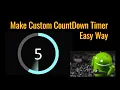 How to make a countdown timer in Android android studio tutorial