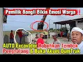 Download Lagu Warga Heboh Emosi‼️ALOT Excavator Harus Izin Lewat Halaman BanglI Langsung ROBOH #dedimulyadi #kdm MP3