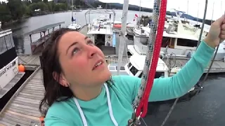 Climbing a very tall mast… – Sailing Reaction Ep 14