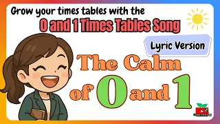Version 0 and 1 Times Table Song FREE Worksheet Easy Multiplication