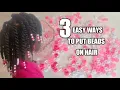 HOW TO ADD BEADS TO YOUR BRAIDS HOW TO SECURE BEAD TO YOUR HAIR HOW TO BEAD YOUR HAIR NO RUBBER BAND