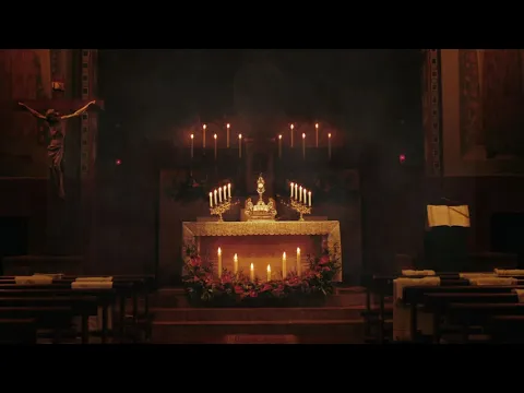 Download MP3 Peaceful Holy Hour in Cathedral - Eucharistic Adoration with Gregorian Chants Ambience (1 Hour)