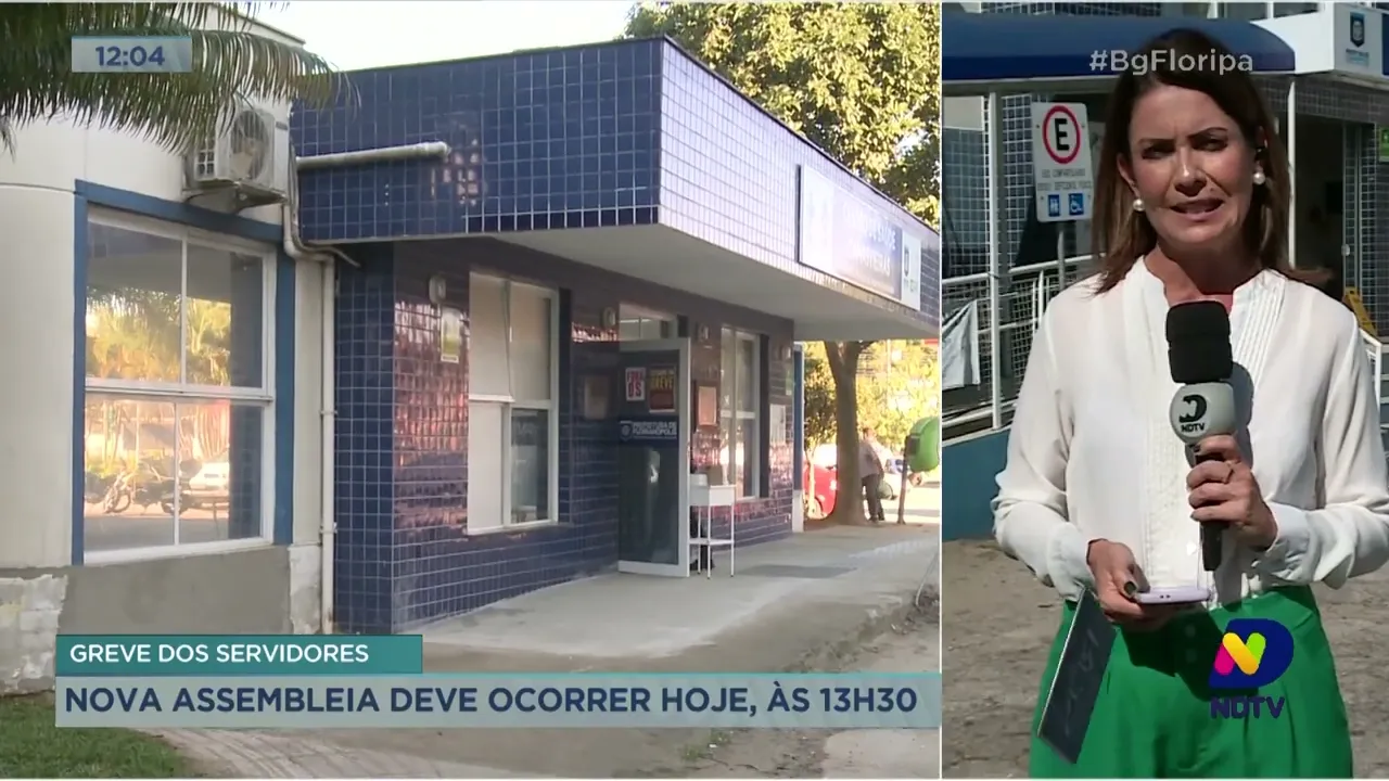 Greve dos servidores em Florianópolis deve ter nova assembleia hoje