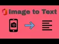How to Convert Image to Text in Android