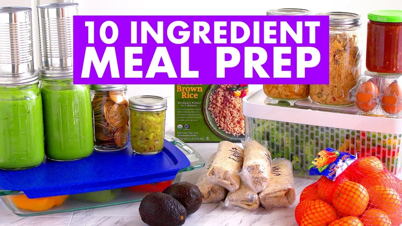 $35 & 10 INGREDIENT Meal Prep for the Week CHALLENGE! - Mind Over Munch