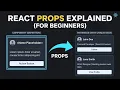 React Props Explained for Beginners Reusable Card Component