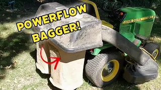 How I Install a PowerFlow Bagger System on a John Deere 318