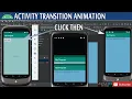 how to create activity animation android example how to create page animation in android studio
