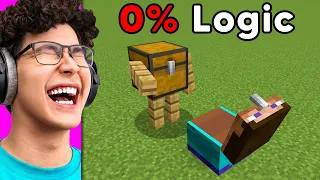 Minecraft on 0.001% Logic (Funny)