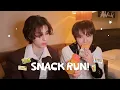 Snacks, Natto, and More(?) | LEEHAN \u0026 WOONHAK ’s Japanese Convenience Store SNACK RUN!🍫