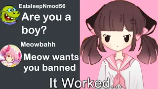 I Went Undercover in Meowbahh s Discord SHE RESPONDED