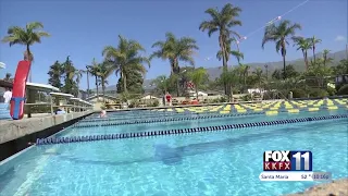 Reopened Carpinteria pool makes a splash