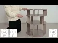 How to Assemble the 32-Pair Rotating Shoe Rack Easy DIY Shoe Storage Setup from Wayfair