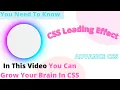Glowing Gradient Loader Ring Animation Effects CSS Animation Effect