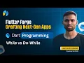 Dart Programming Bangla Tutorial loop do-while loop Abdul Motaleb Learn With Motaleb
