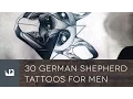 30 German Shepherd Tattoos For Men