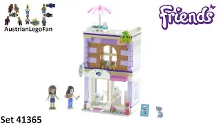 Lego Friends 41365 Emma's Art Studio Speed Build