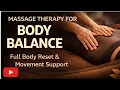 Body Balance Massage Therapy Restore Balance Relieve Tension Reset the Body