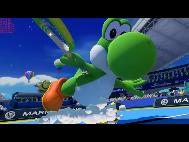 Cemu 1.15.3 4kIR | Mario Tennis: Ultra Smash Gameplay