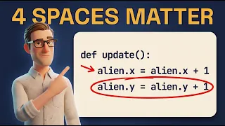 Python IndentationError explained what those four spaces actually do