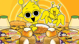 Incredibox Sprunki - 💛 Simon Chu's YELLOW COLOR MUKBANG | ASMR | Animation