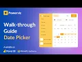 Date Picker Visual Step by Step Tutorial
