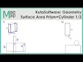 KutaSoftware Geometry - Surface Area Of Prisms And Cylinders Part 1