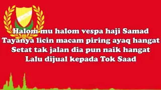 halom mu halom vespa haji samad lirik