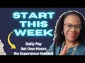 Immediate Start Easy Hire Remote Roles HIRING NOW