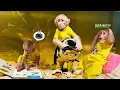 Download Lagu Mischief Baby Monkey Bibi Refuses Reading Book and Sneaks Out Playing Instead | Bibi's House