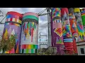 Driving Through Saginaw Michigan South Side M-46 to Downtown Shine Bright Mural October 2025